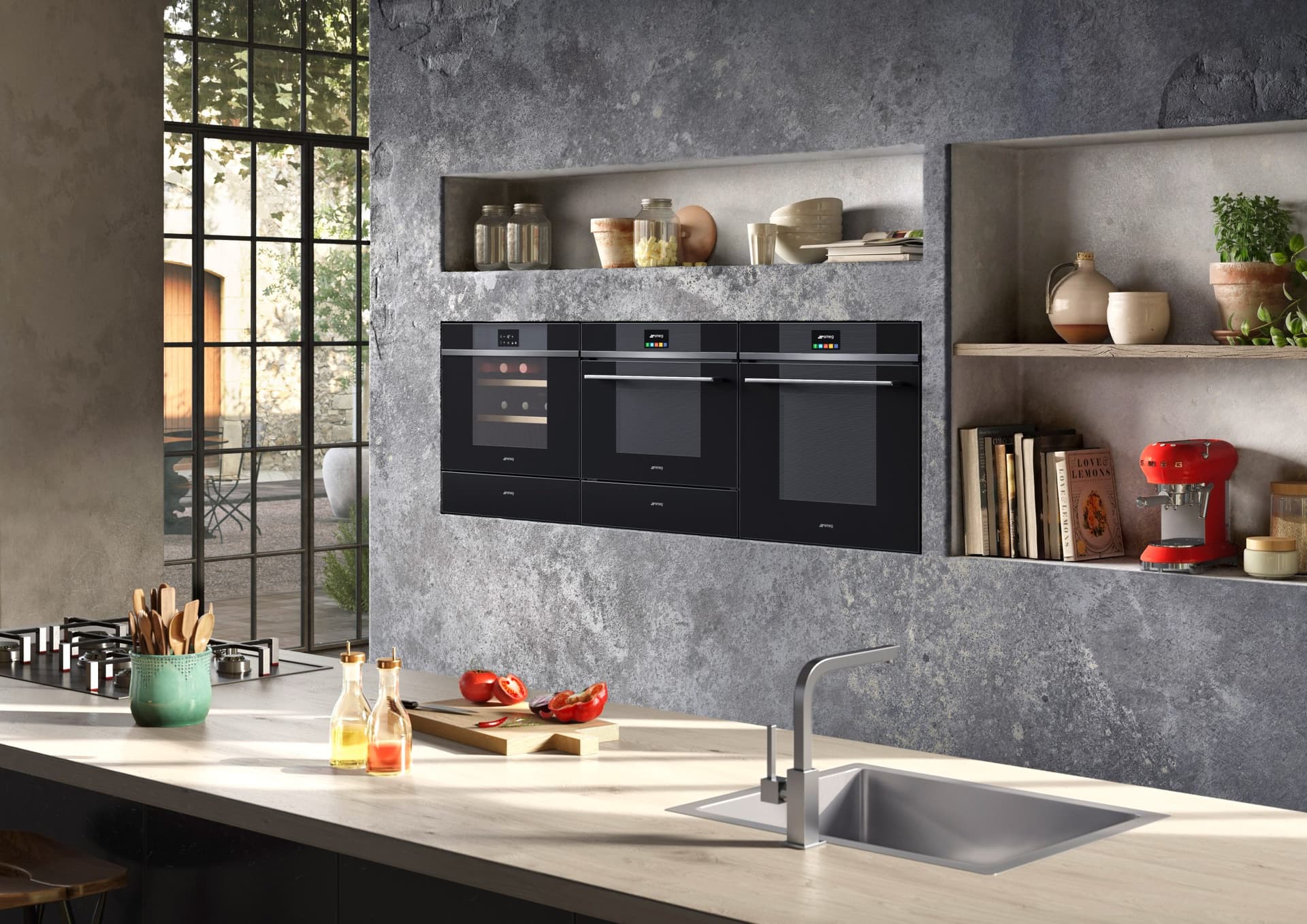 SMEG CPS115B3 sommelier lade zwart (afbeelding 2 van 3)