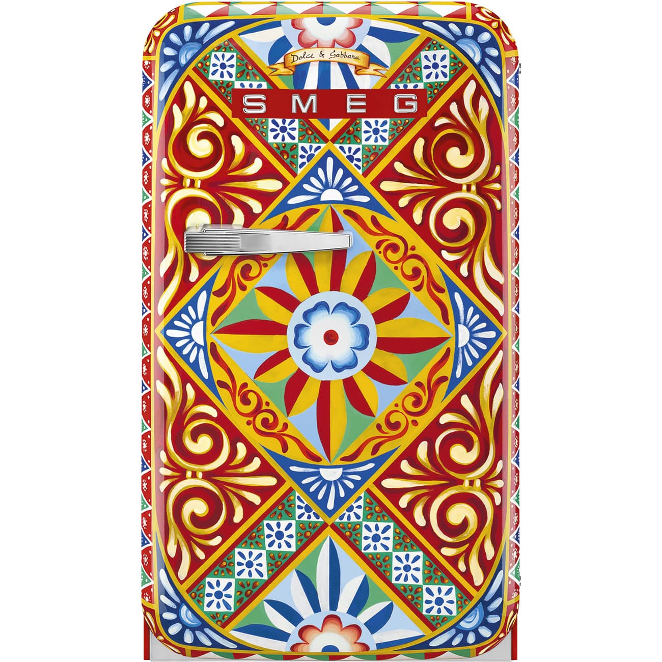 SMEG FAB5RDGC5 retro koelkast, Dolce & Gabbana (afbeelding 1 van 3)