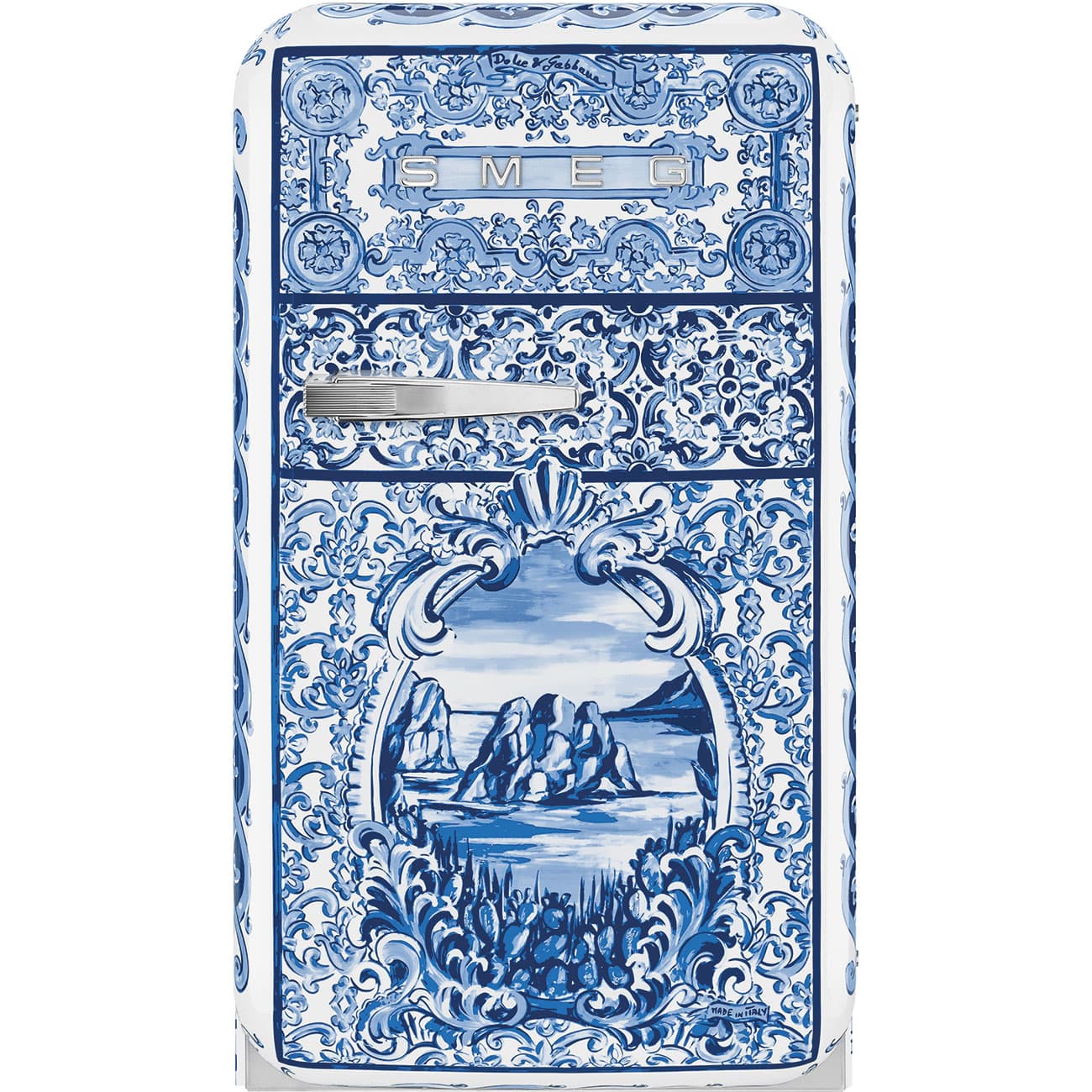 SMEG FAB5RDGME6 retro koelkast, Dolce & Gabbana (afbeelding 1 van 3)