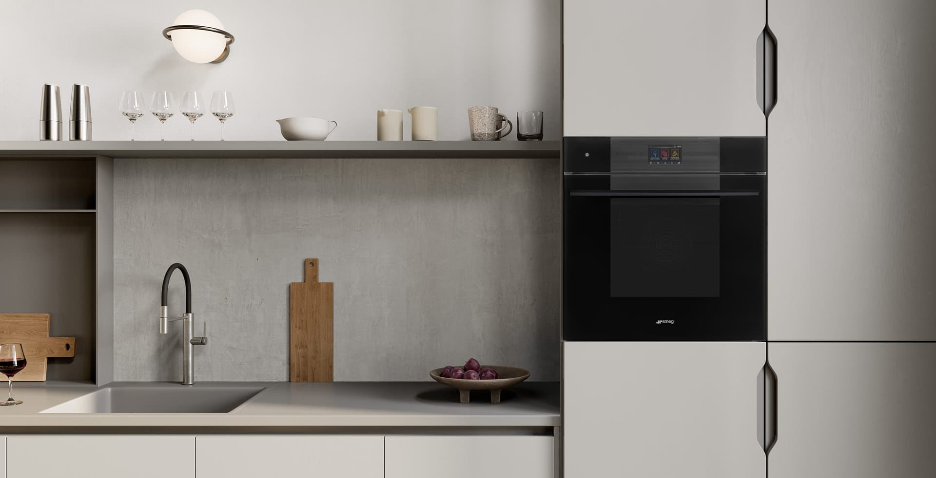 SMEG SO6104APB3 omnichef oven, Zwart (afbeelding 2 van 3)