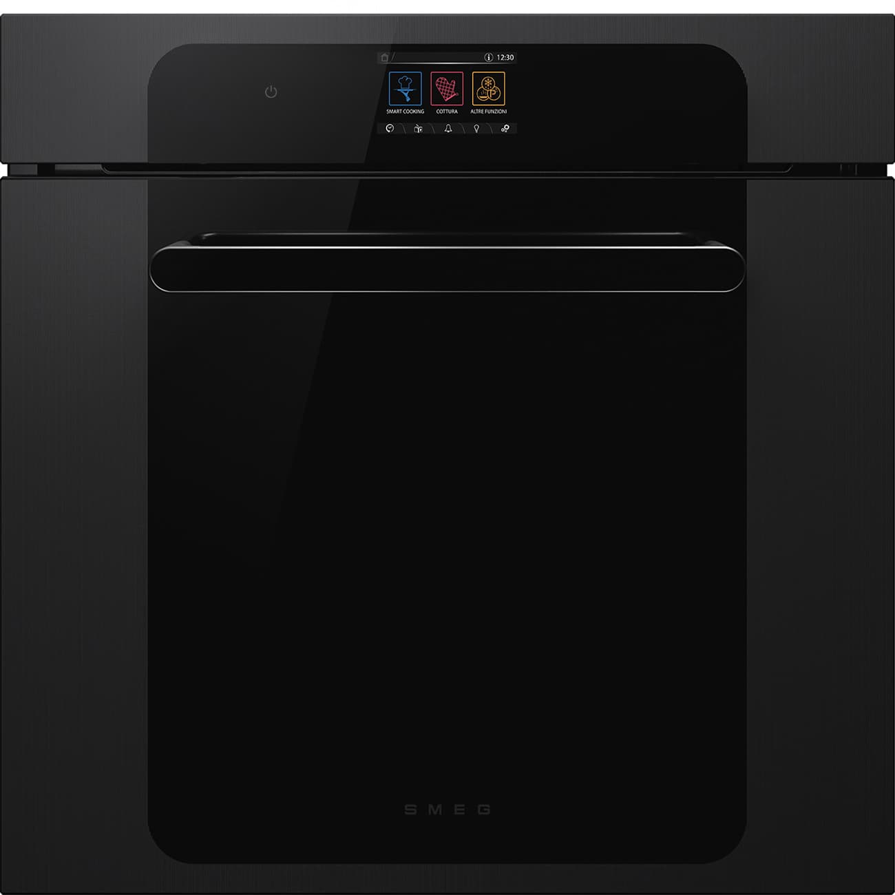 SMEG SO6204M2PB combi-magnetron oven, Zwart