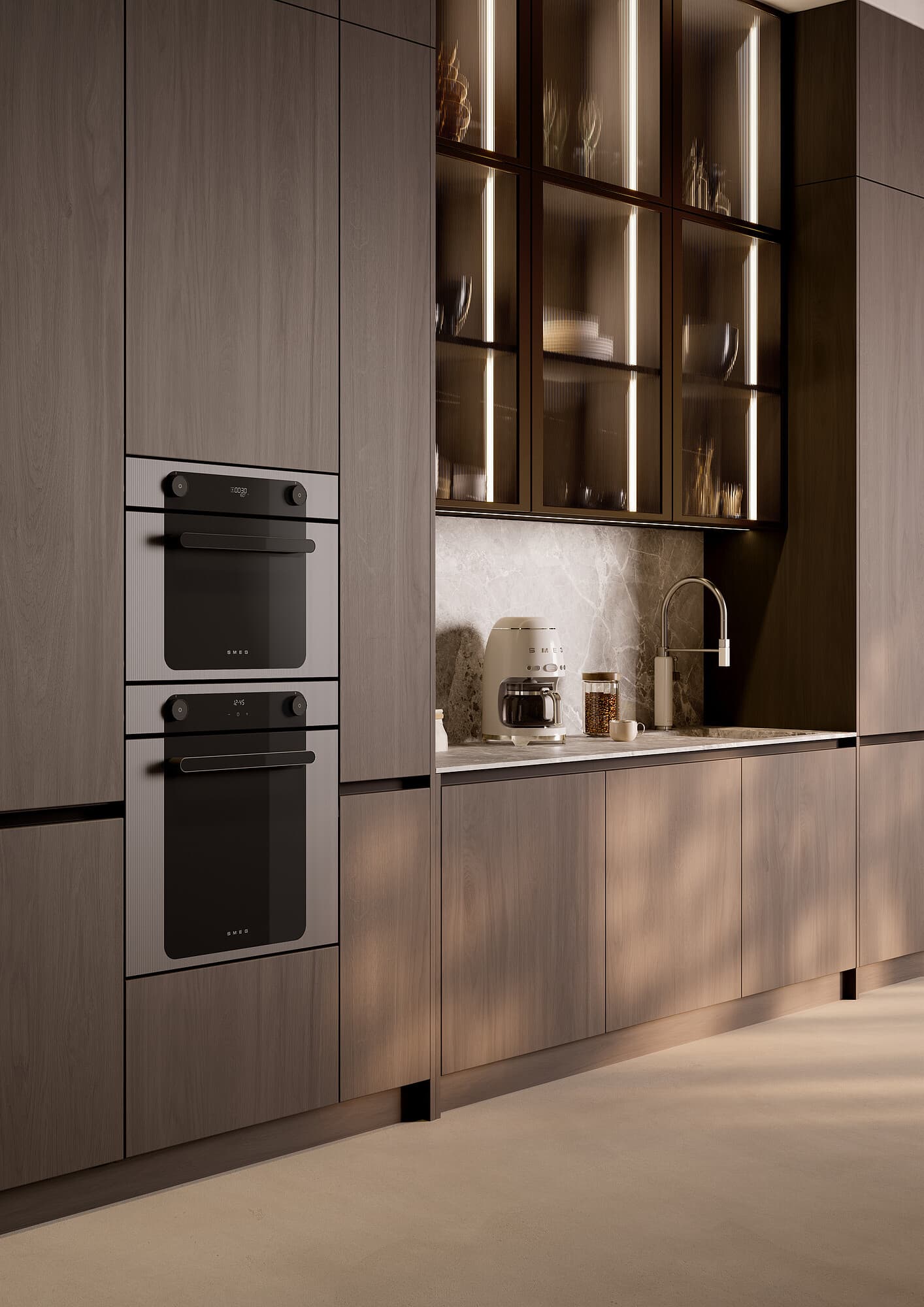 SMEG SF6201TS oven, Zilver (afbeelding 2 van 3)
