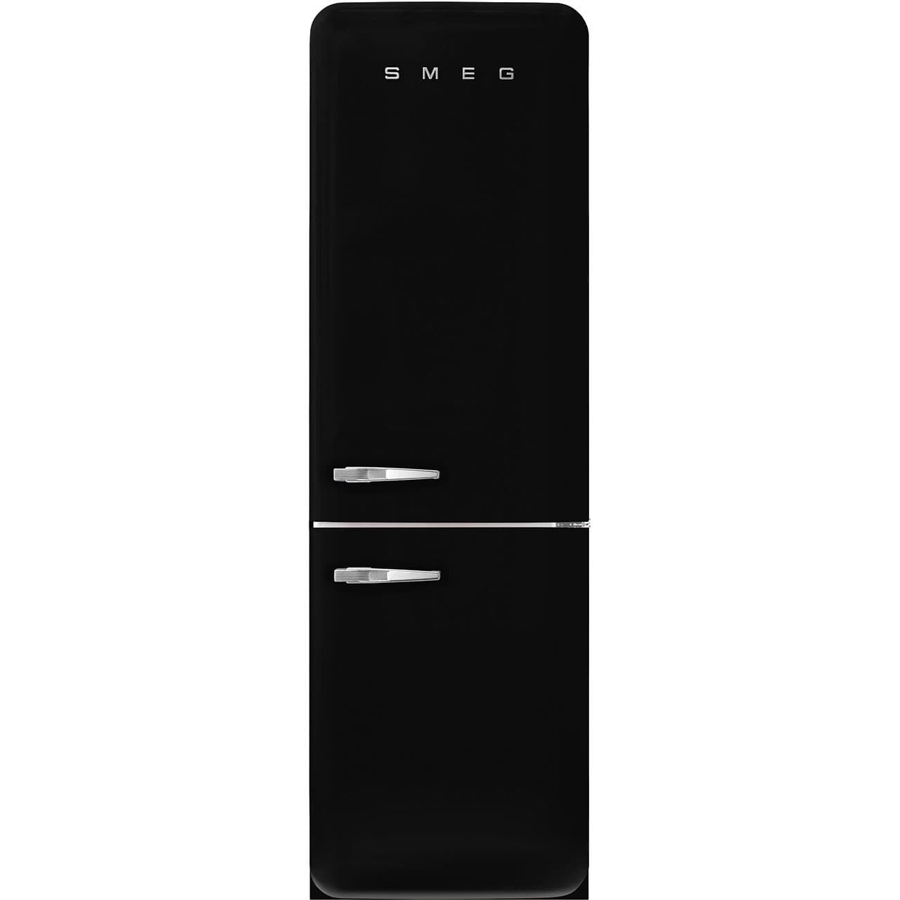 SMEG FAB32RBLM6 retro koelkast, Mat zwart (afbeelding 1 van 7)