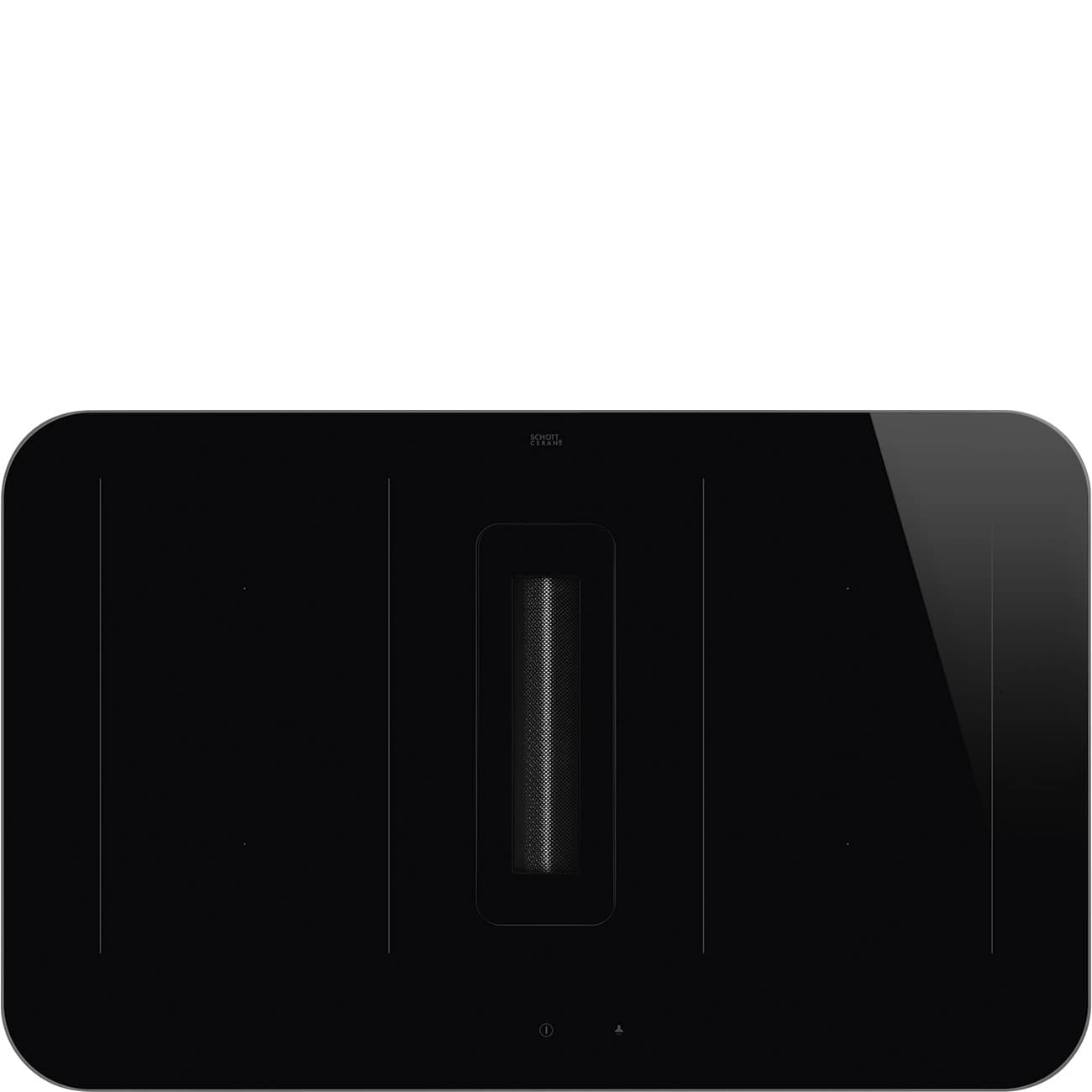 SMEG HHSL7844MB kookplaat, Zwart