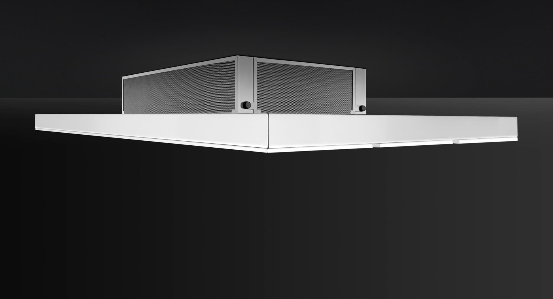SMEG KSCF120B plafond unit afzuigkap, Wit (afbeelding 2 van 3)