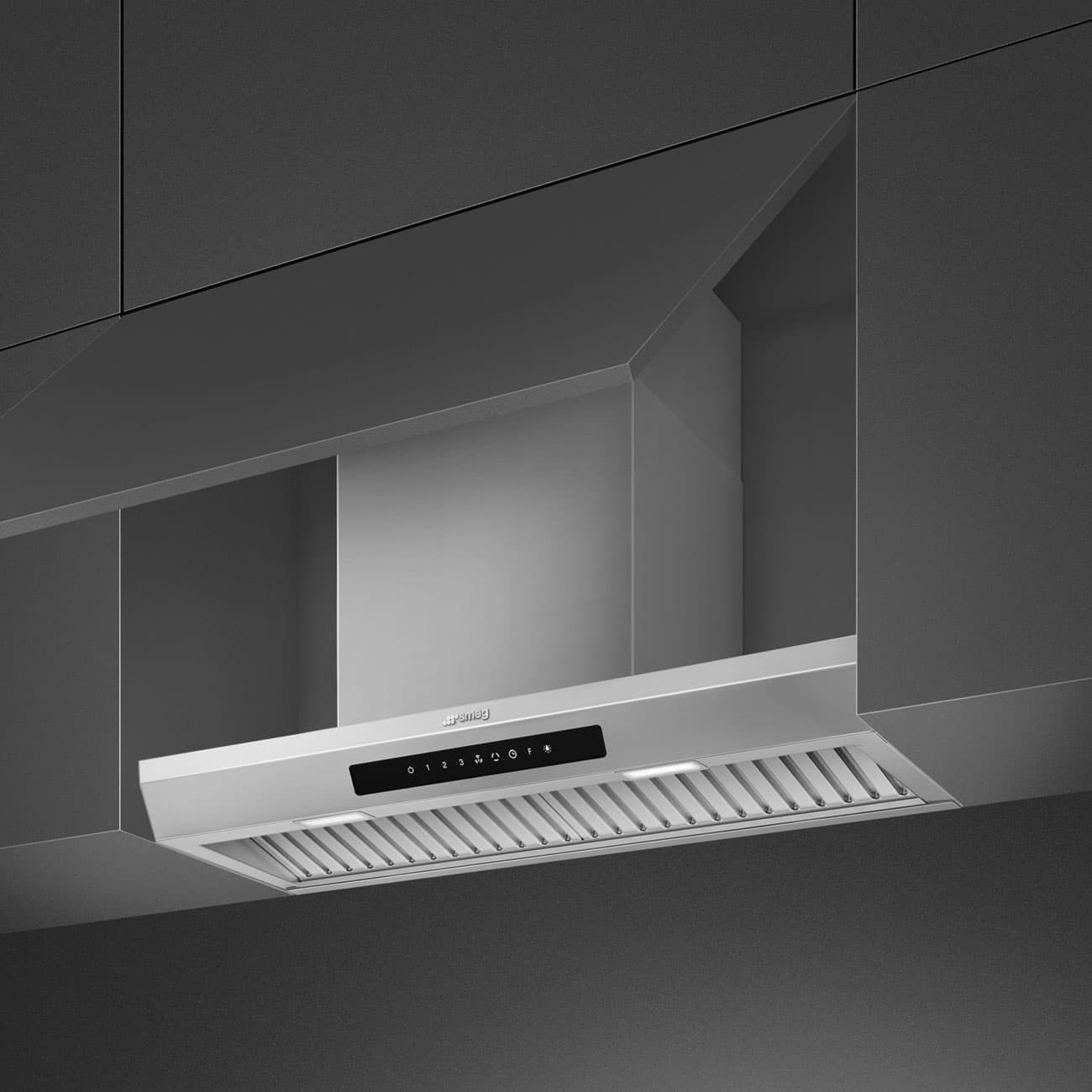 SMEG KSGT74X inbouw afzuigkap, Rvs (afbeelding 4 van 6)