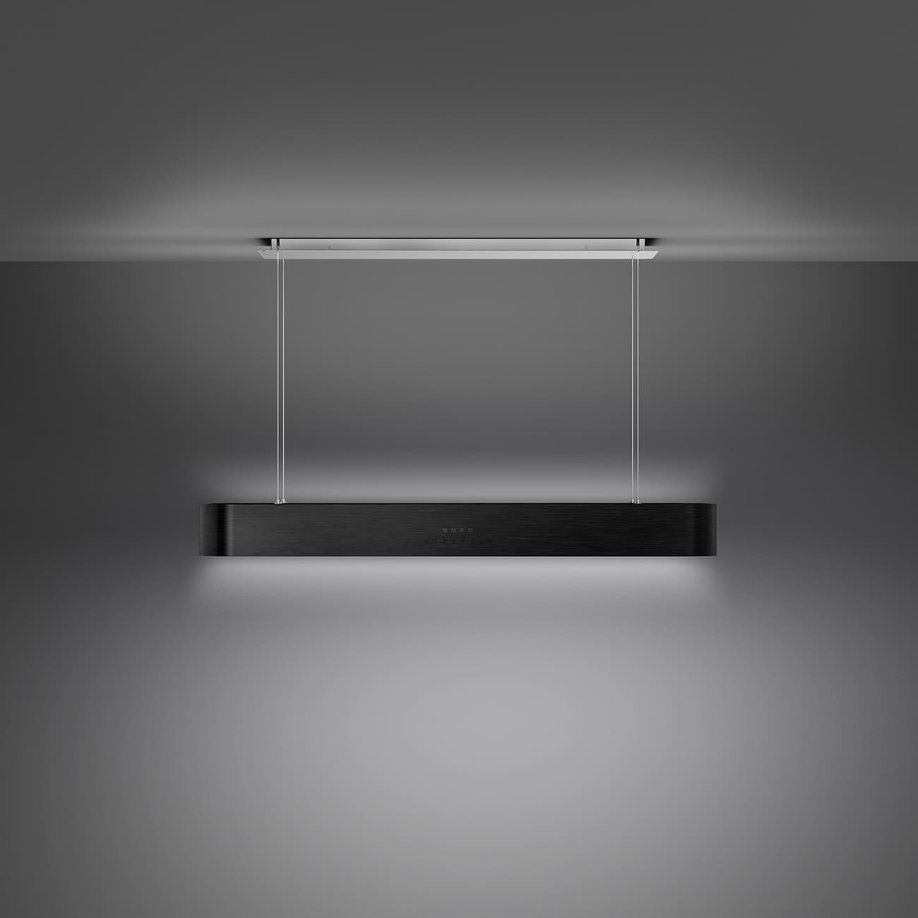 SMEG KSLS10MB eiland afzuigkap, Mat zwart (afbeelding 3 van 4)