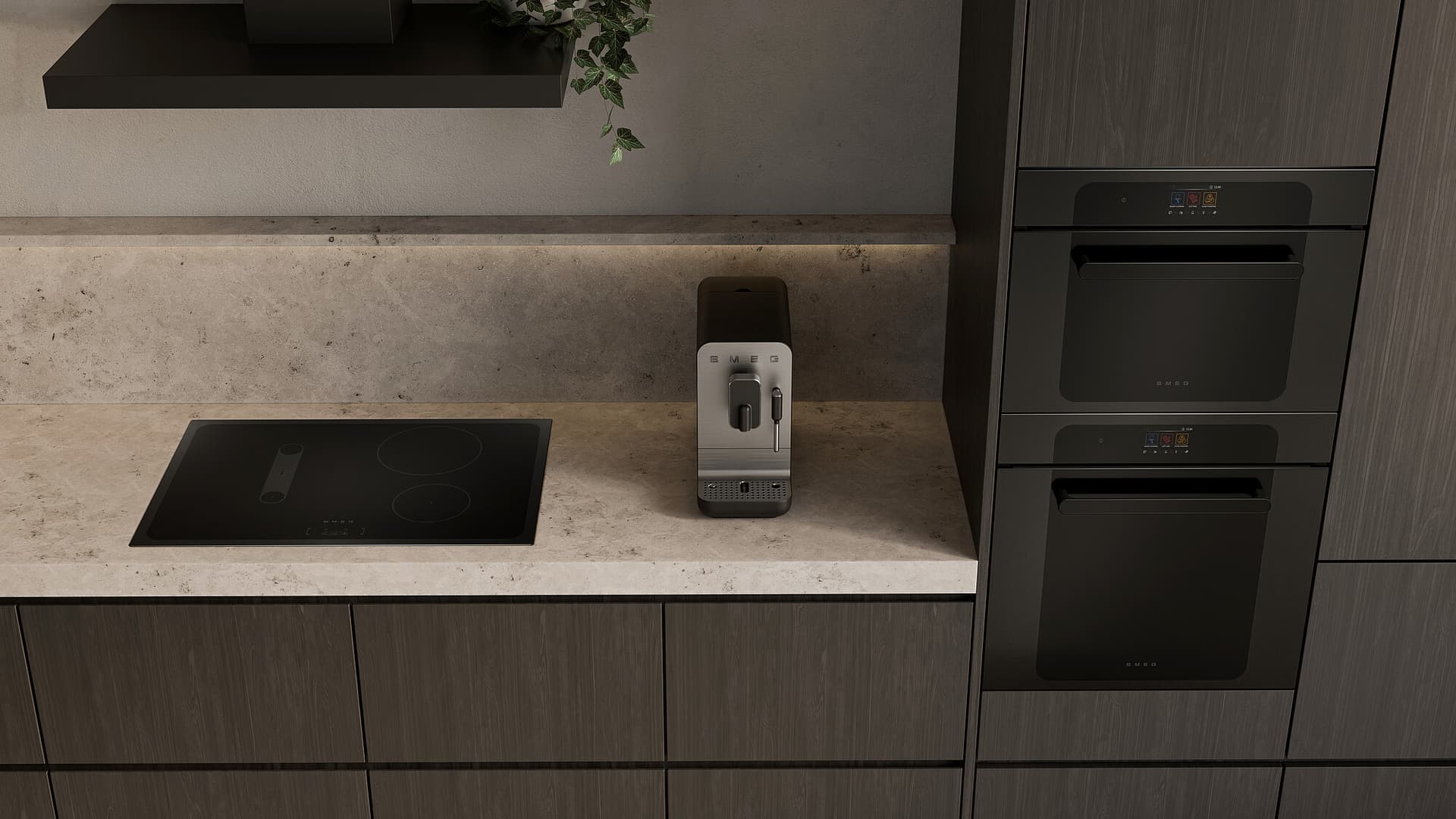 SMEG SI1M24644D kookplaat, Zwart (afbeelding 2 van 5)