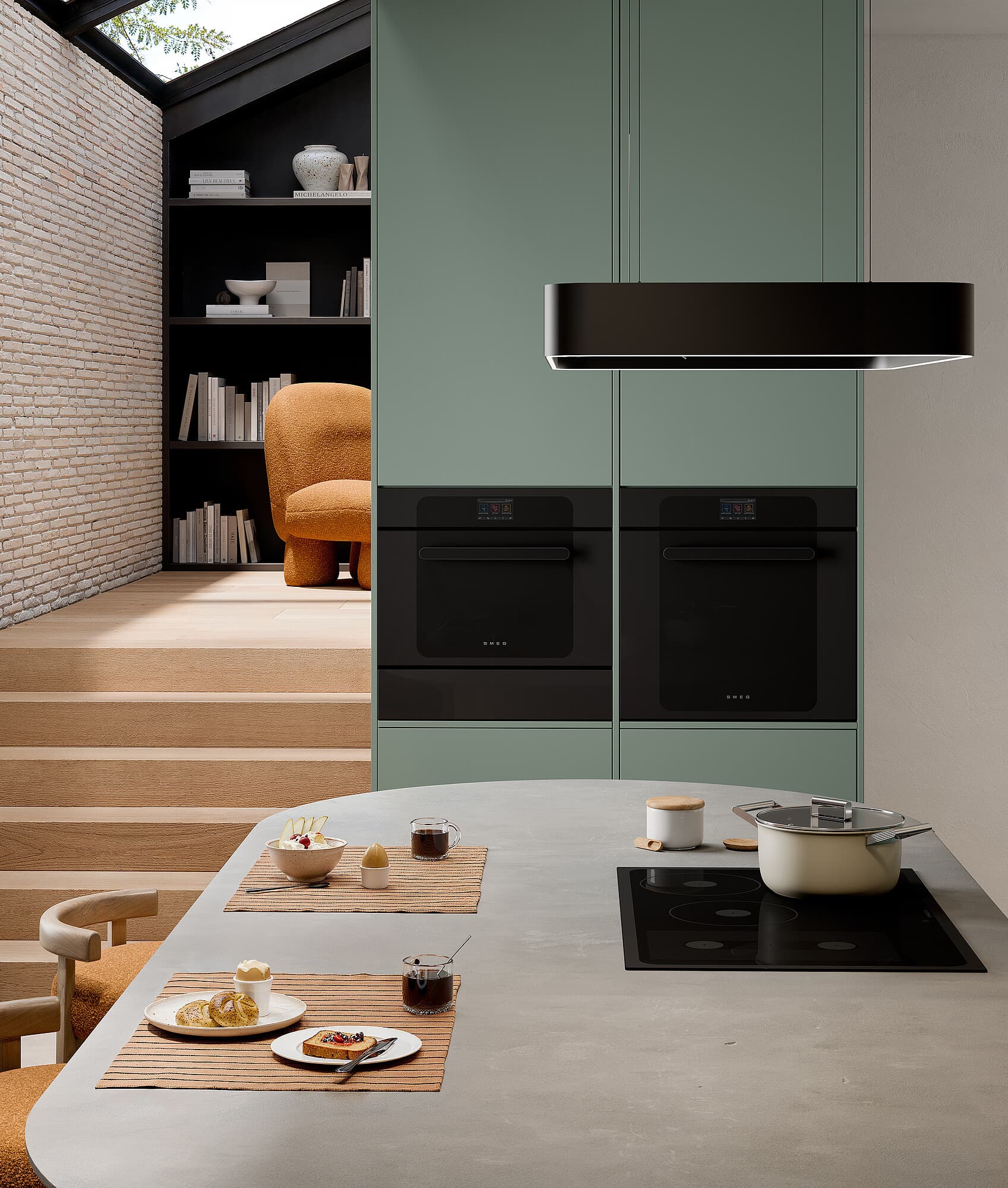 SMEG SI1M24954D kookplaat, Zwart (afbeelding 2 van 5)