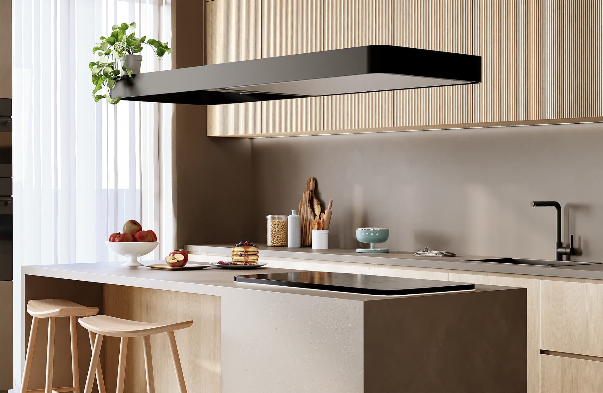 SMEG SISL7964X kookplaat, Rvs (afbeelding 2 van 5)
