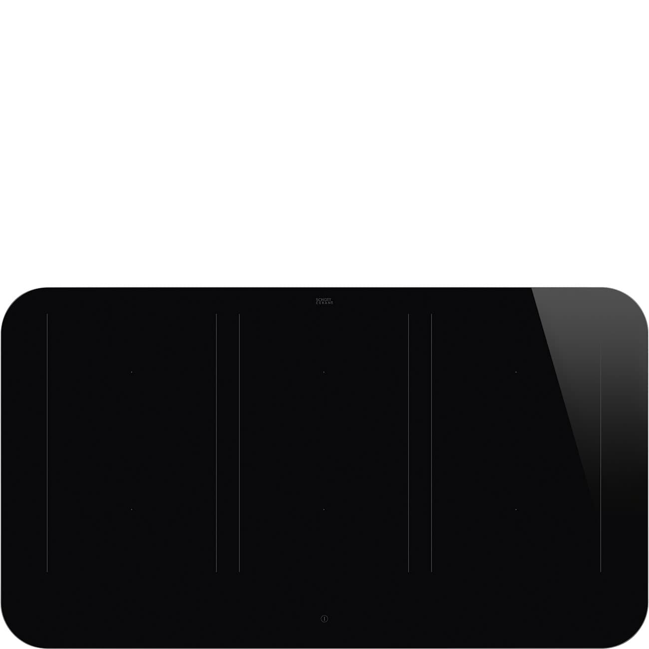 SMEG SISL7964MB kookplaat, Zwart (afbeelding 1 van 5)