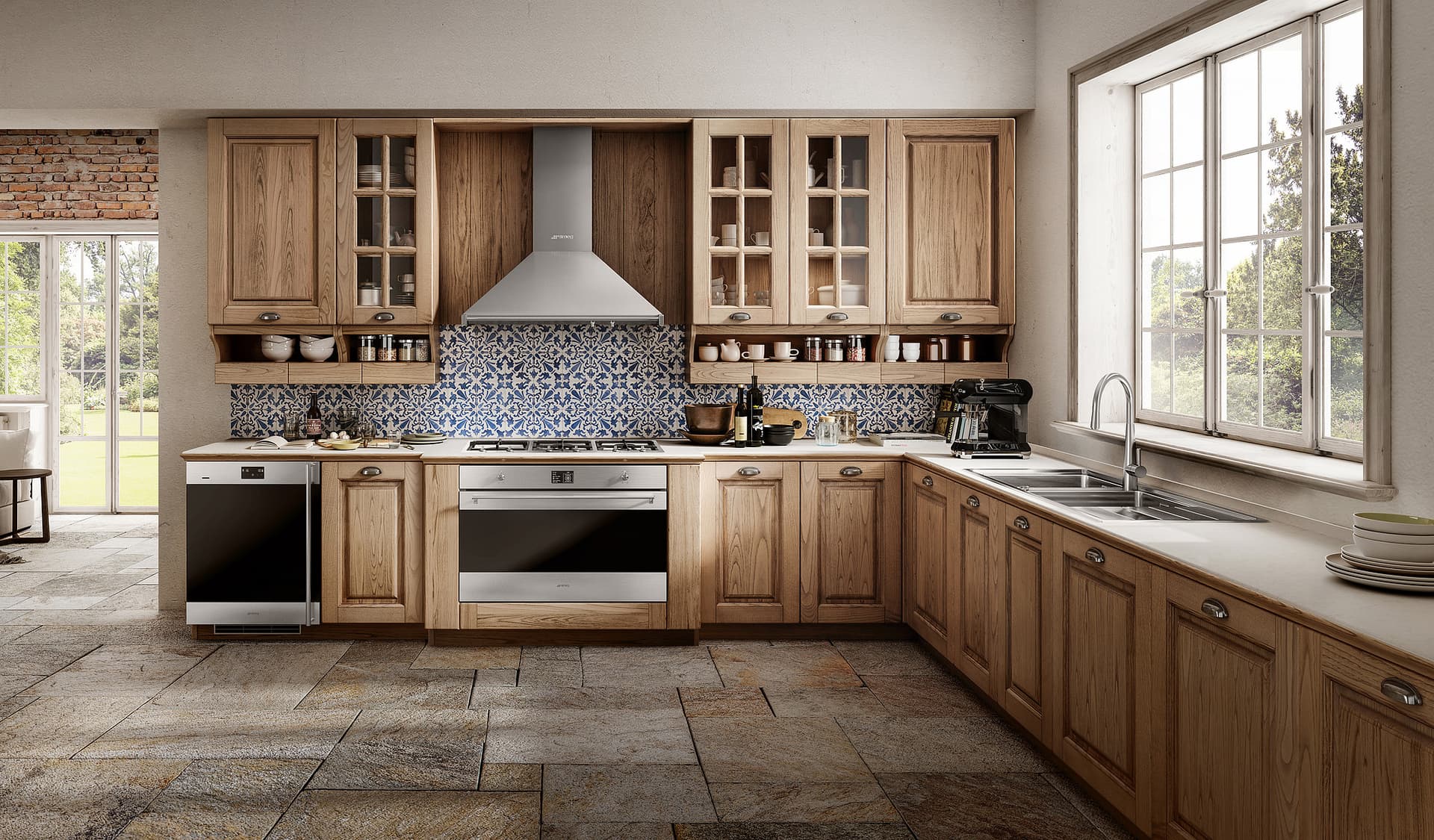SMEG SFPR9301TX oven, Rvs (afbeelding 2 van 3)