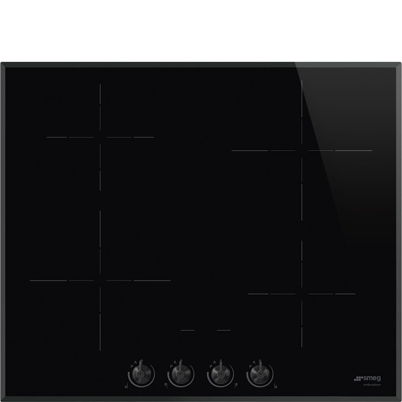 SMEG 5MP3MB knoppenset, Zwart (afbeelding 2 van 2)