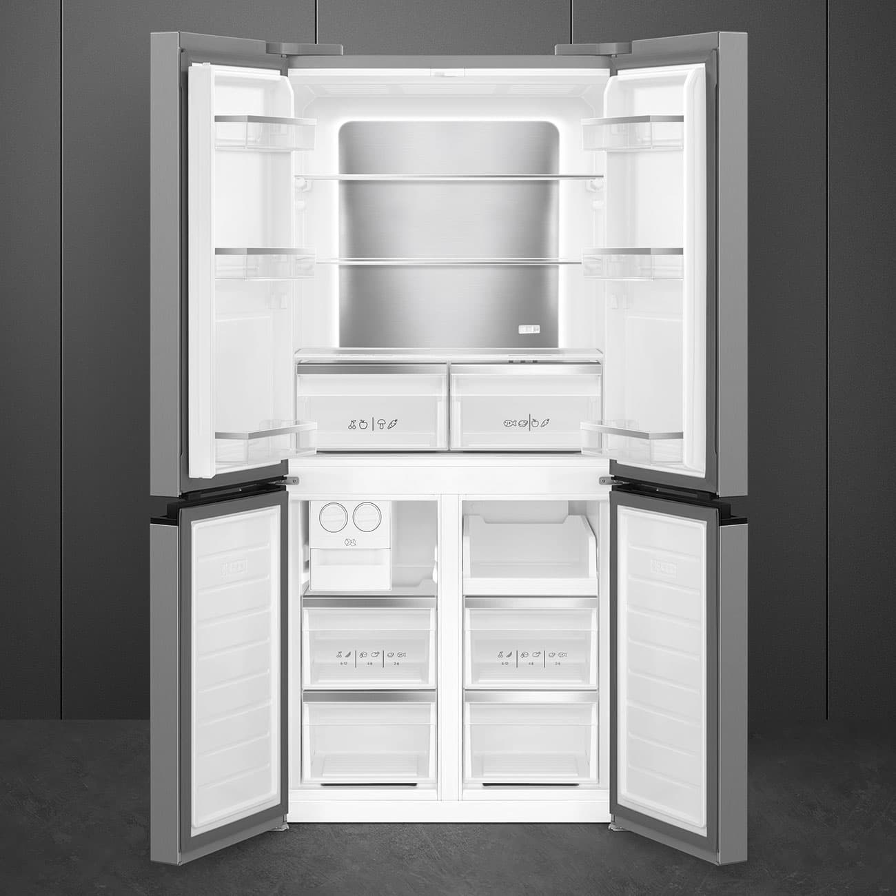 SMEG FQI48XD koelkast, Donker RVS (afbeelding 2 van 5)