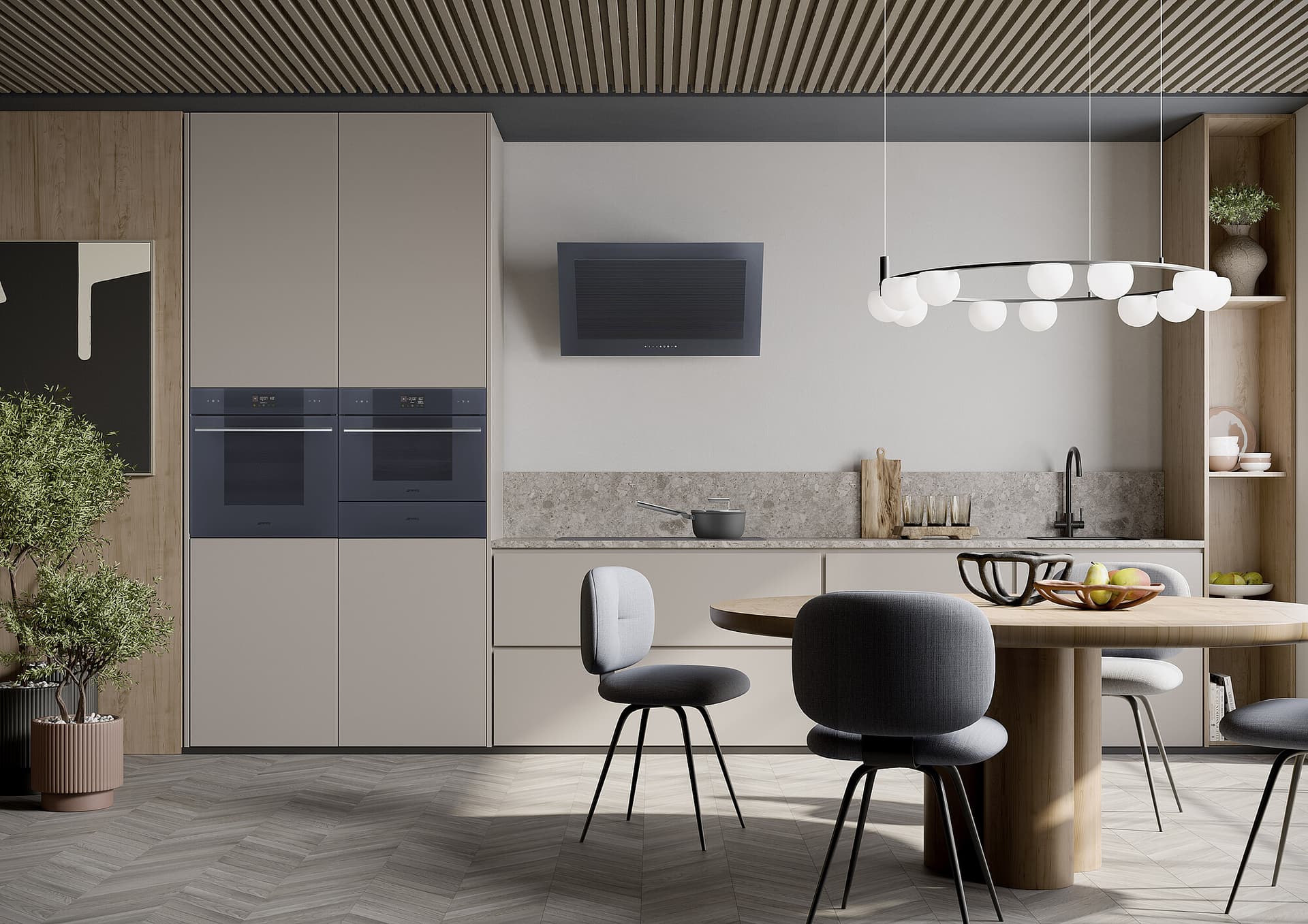 SMEG SO6106WAPG omnichef oven, Neptune Grey (afbeelding 2 van 2)