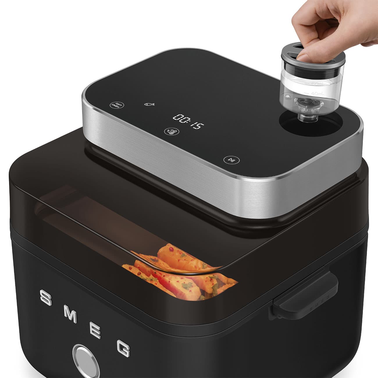 SMEG AFC01BLMEU Air Fryer mat zwart (afbeelding 2 van 2)