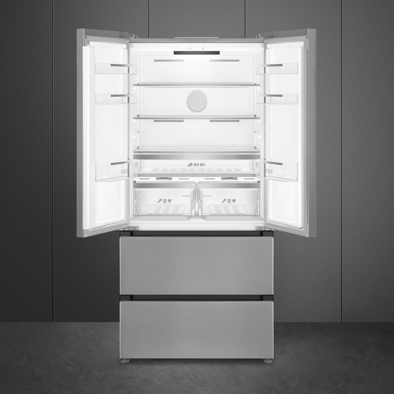 SMEG FQ55FXDD koelkast, Rvs (afbeelding 3 van 4)
