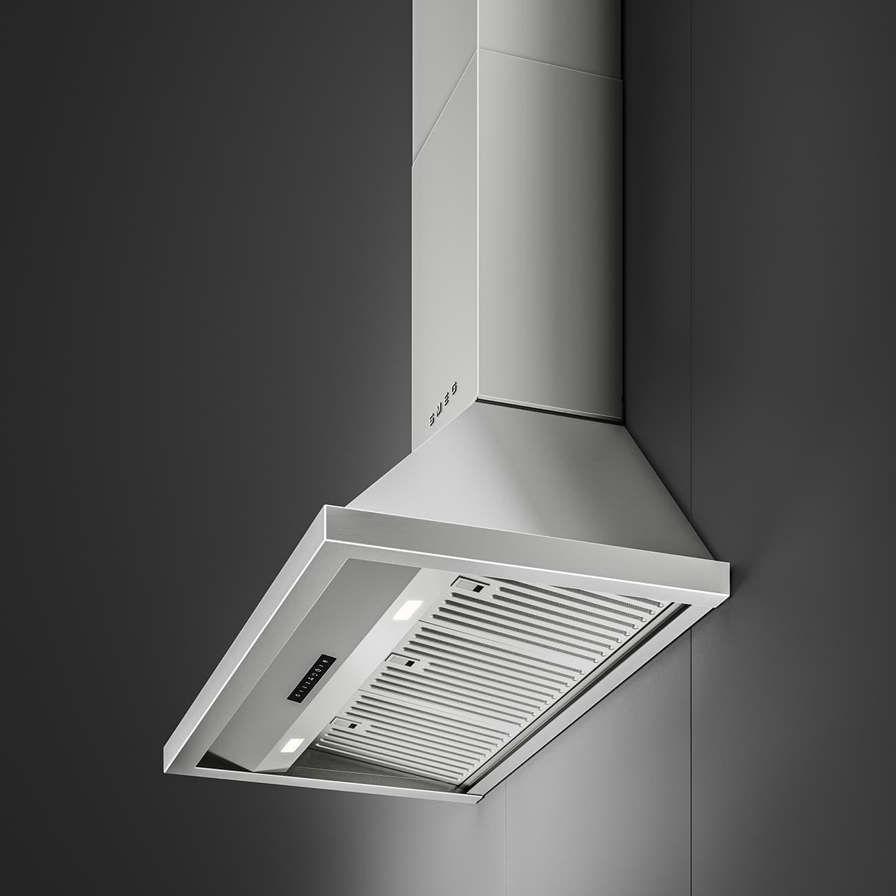 SMEG KCU94X wand afzuigkap, Rvs (afbeelding 4 van 4)