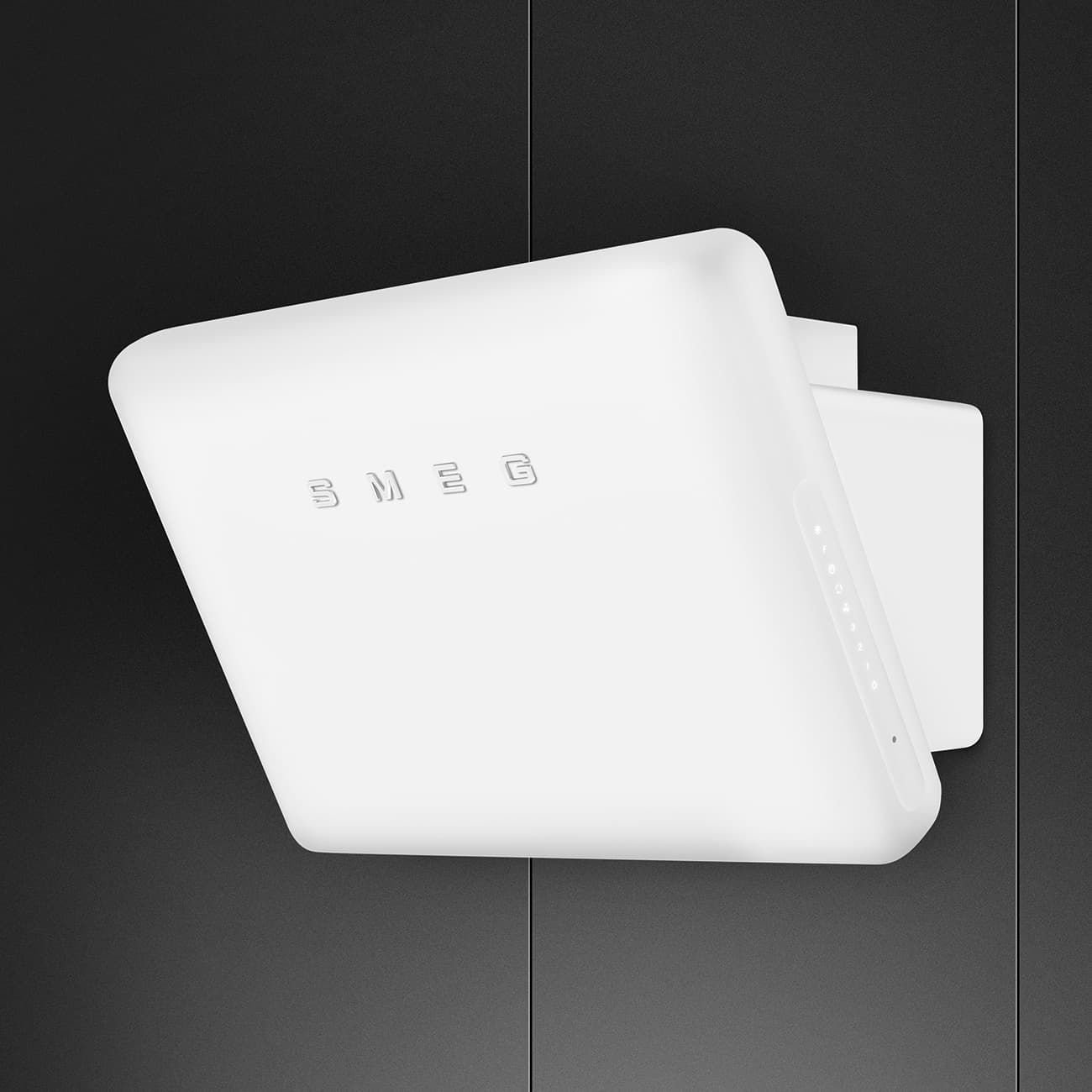 SMEG KFAB84MW wand afzuigkap, Mat wit (afbeelding 4 van 5)