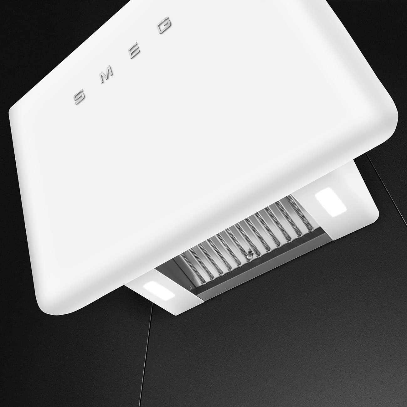 SMEG KFAB84MW wand afzuigkap, Mat wit (afbeelding 5 van 5)