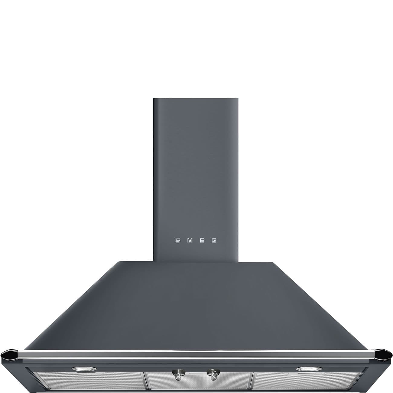 SMEG KT90GRE wand afzuigkap, Rvs (afbeelding 1 van 5)
