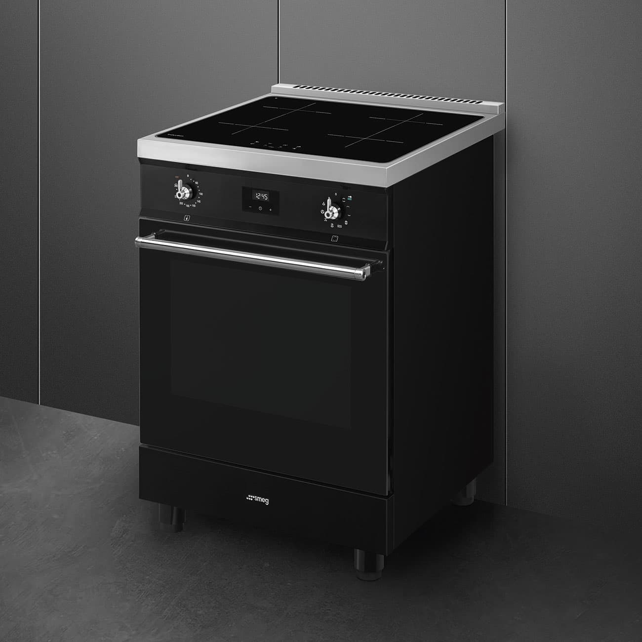 SMEG C6IPBLT2 fornuis, Zwart (afbeelding 5 van 8)