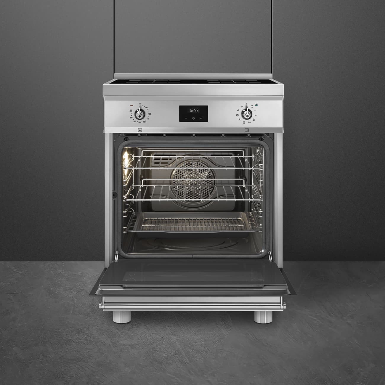 SMEG C6IPXT2 fornuis, Rvs (afbeelding 3 van 7)