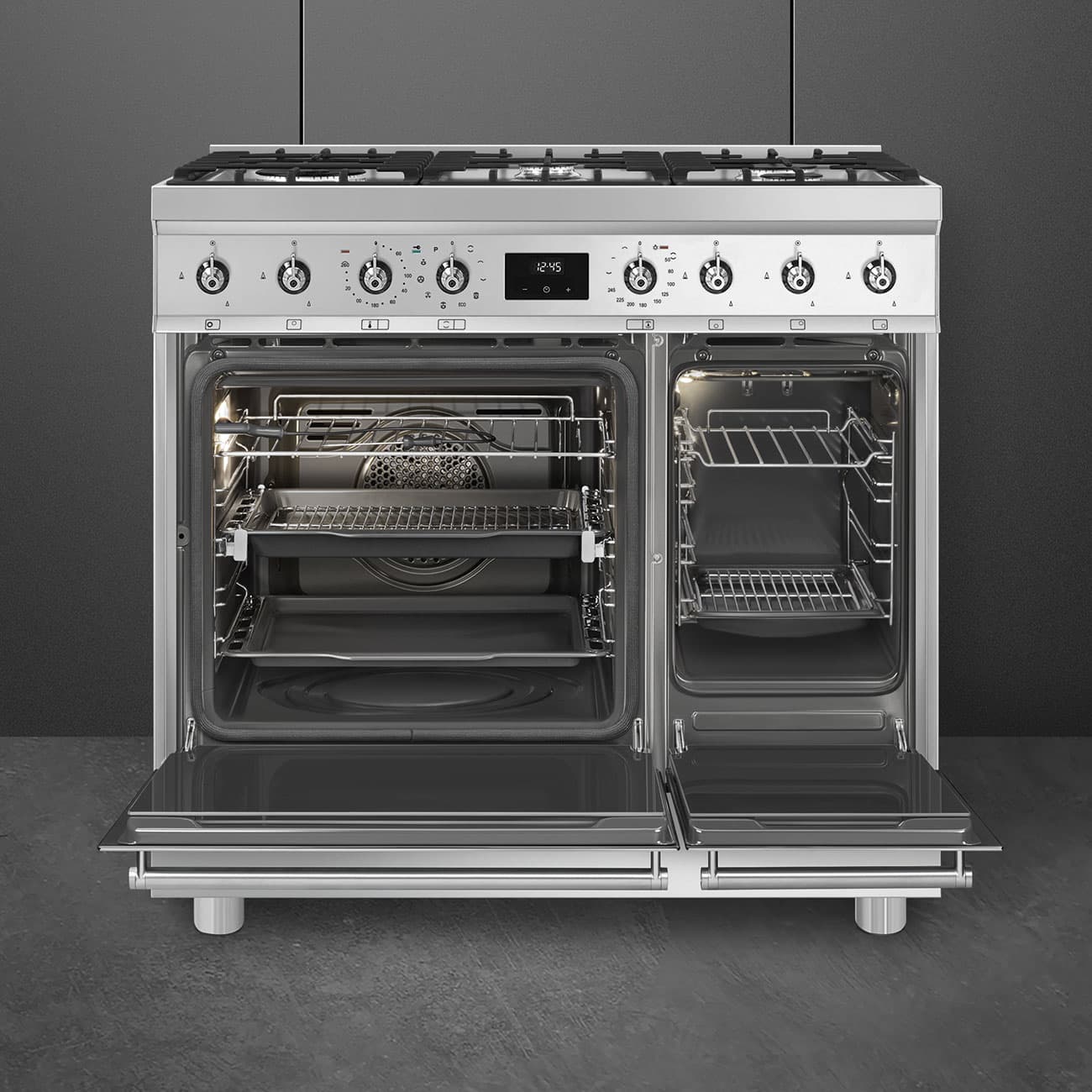 SMEG C92GPXNLK2 fornuis, Rvs (afbeelding 3 van 7)