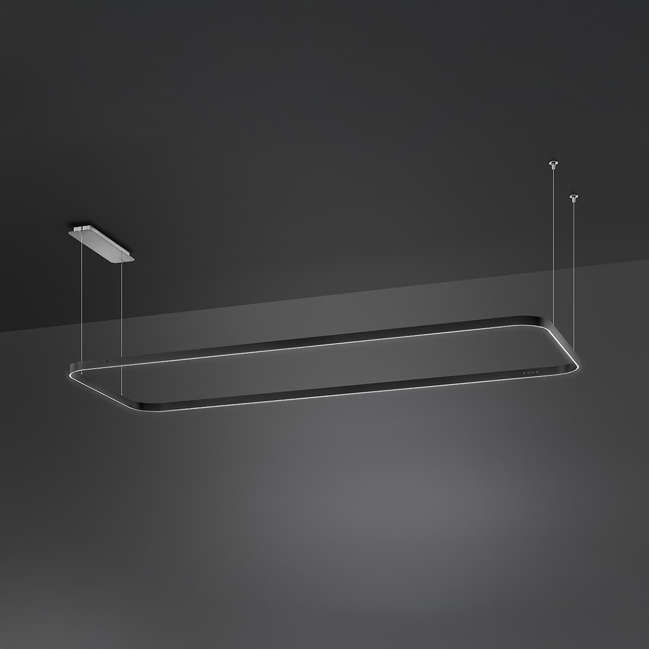 SMEG LSLS18MB lichtrail, Mat zwart (afbeelding 6 van 9)