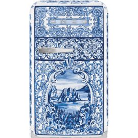 Smeg FAB5RDGME6 retro koelkast Dolce & Gabbana
