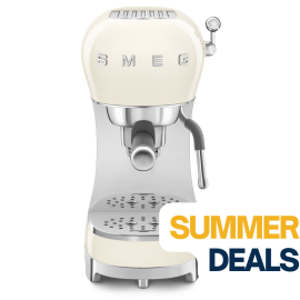 Smeg ECF02CREU espressomachine crème