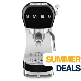 Smeg ECF02BLEU espressomachine zwart