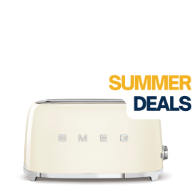 Smeg TSF02CREU broodrooster crème