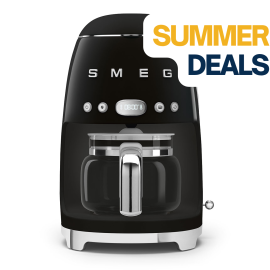 Smeg DCF02BLEU filterkoffiemachine zwart