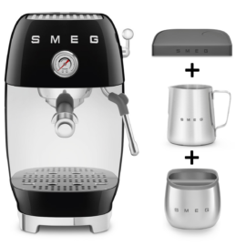 Smeg ECF03BLEU espressomachine zwart