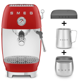 Smeg ECF03RDEU espressomachine rood