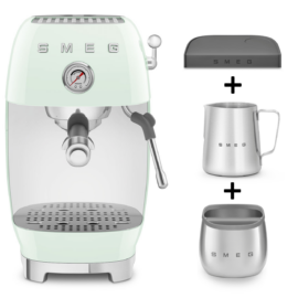 Smeg ECF03PGEU espressomachine pastelgroen