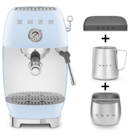 Smeg ECF03PBEU espressomachine pastelblauw