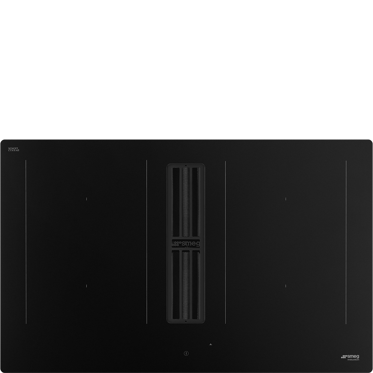 Smeg HOBD382N2 kookplaat met afzuiging